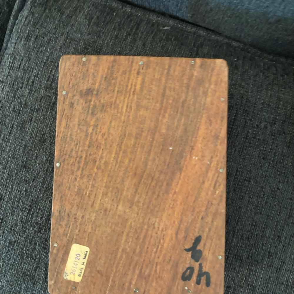 Vintage Hand Carbed Woode Jar and Jewlry Box. Made in India. - Picture 7 of 9